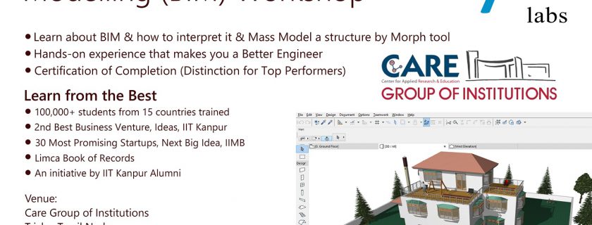 Building Information Modeling Workshop By CIVIL Simplified on 15.2.2018