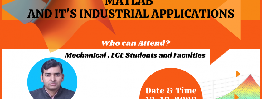 9th Webinar  “ Introduction to Matlab and It’s Industrial Application‘’