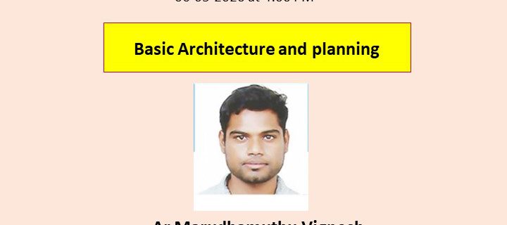 Webinar on Basic Architectural and Planning