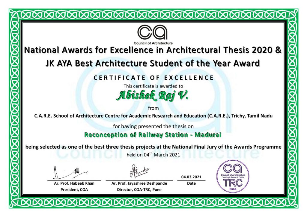 UGTA - 3 Winners Excellence-Abishek Raj