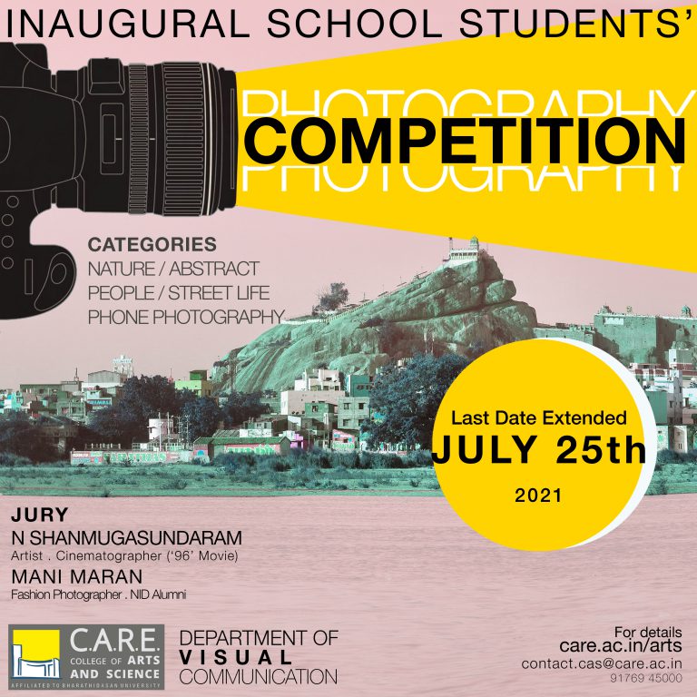 Photography Competition CARE College of Arts and Science