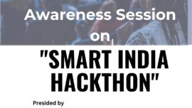 Awareness session on “Smart India Hackathon”