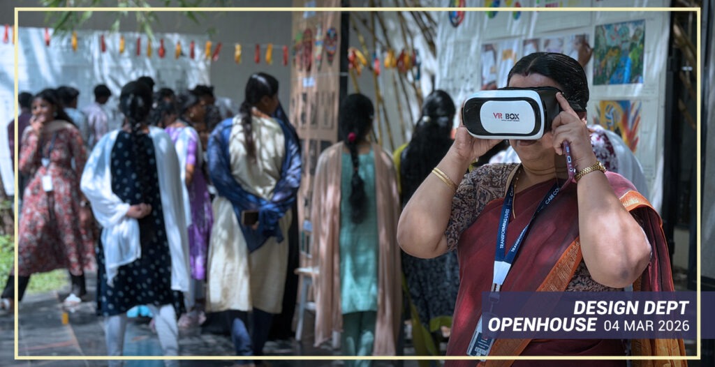 Students and faculty participating in the Open House exhibition at CARE School of Design.
