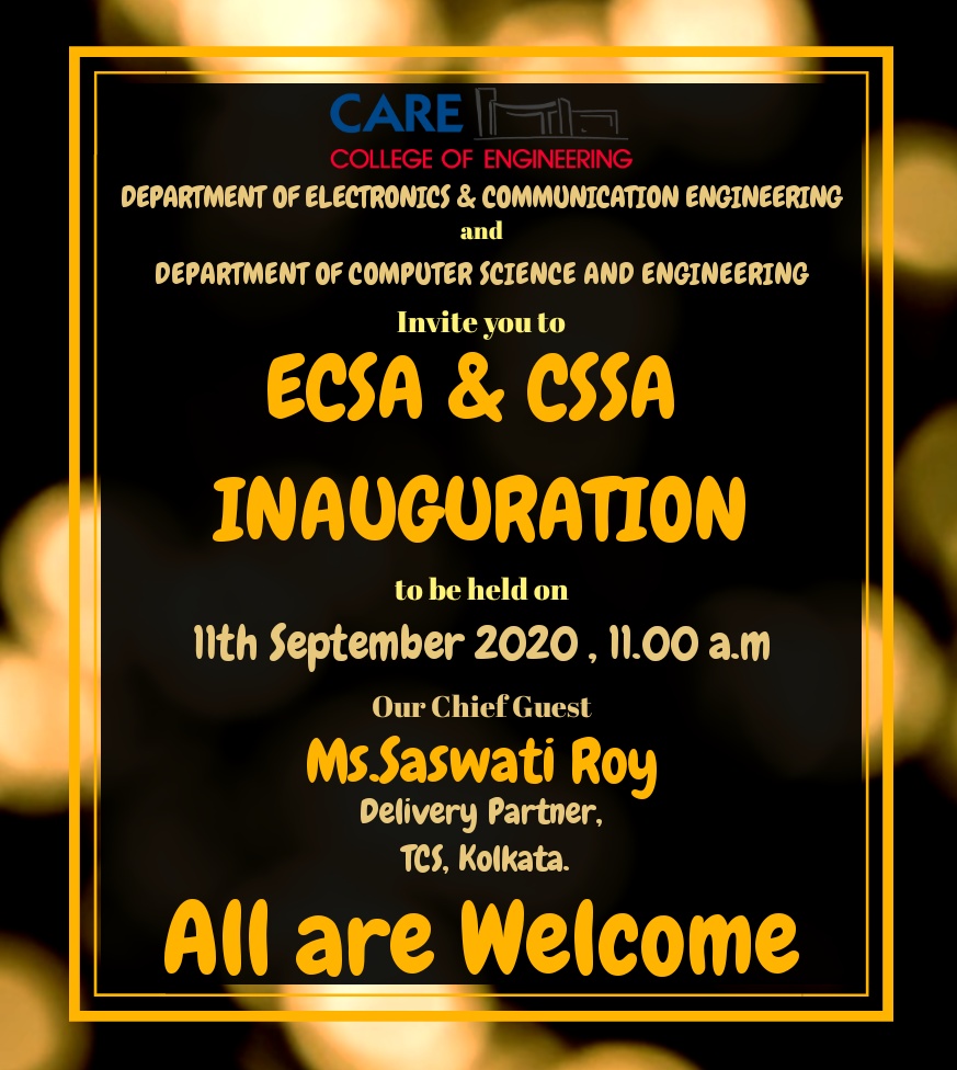 CSE & ECE Students Association Inauguration