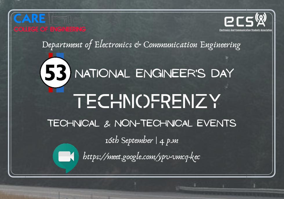 Technofrenzy – An Intra Department Conclave