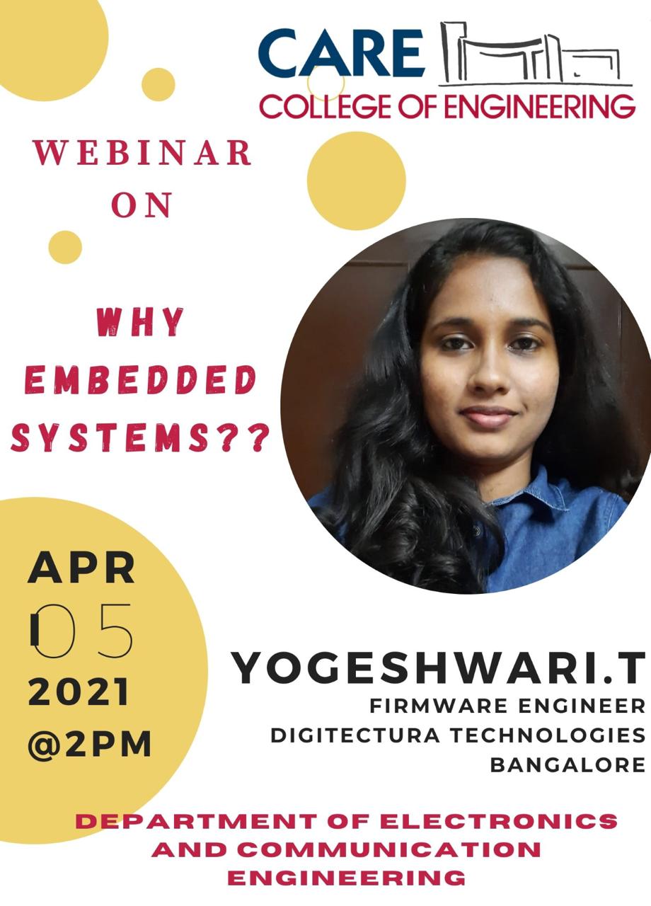 Webinar on Why embedded systems?