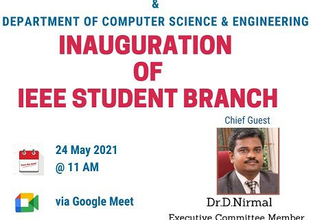IEEE Student Branch-Inauguration