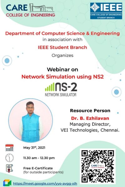 Network Simulation using NS2 - CARE College of Engineering
