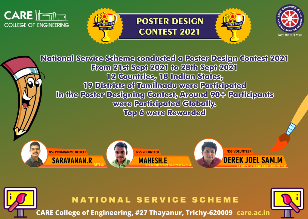 Poster Design Contest 2021 - CARE College of Engineering