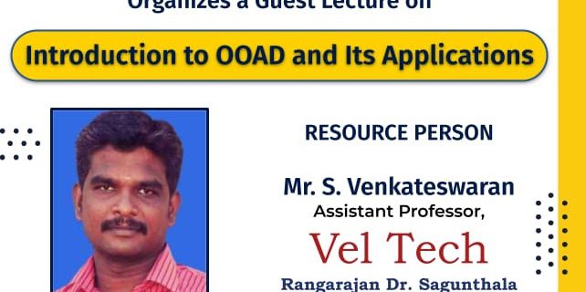 Guest Lecture on “Introduction to OOAD and it’s Applications “