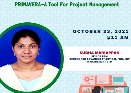 Workshop on PRIMAVERA-A Tool for Project Management
