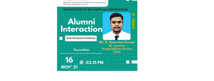 Alumni Interaction with Mechanical Students