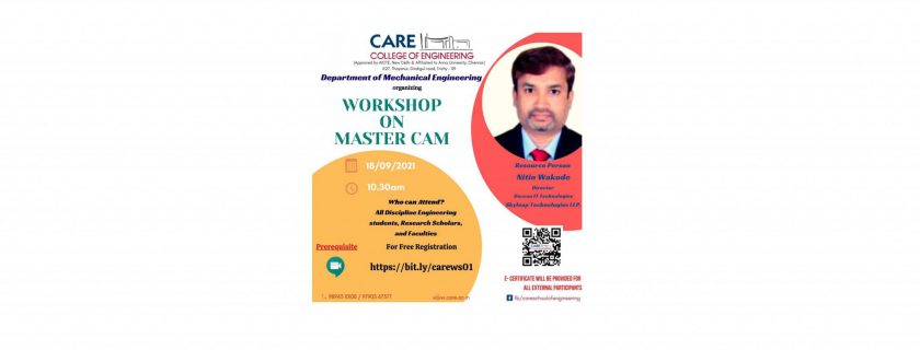 Workshop on Master CAM