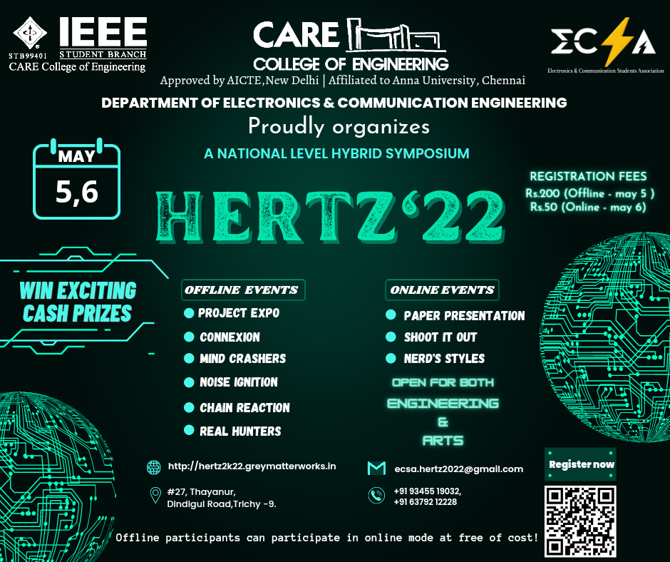 Hertz'22 - National level Technical Symposium