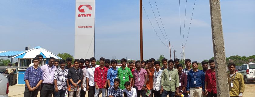 A ONE DAY INDUSTRIAL VISIT TO KRISHNAA AUTOMOBILES