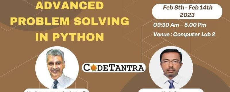 Value Added Course-Advanced Problem Solving in Python
