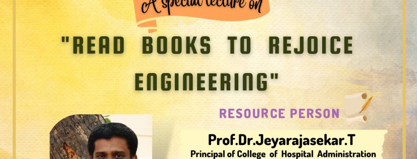 Lecture on “Read Books to Rejoice Engineering”