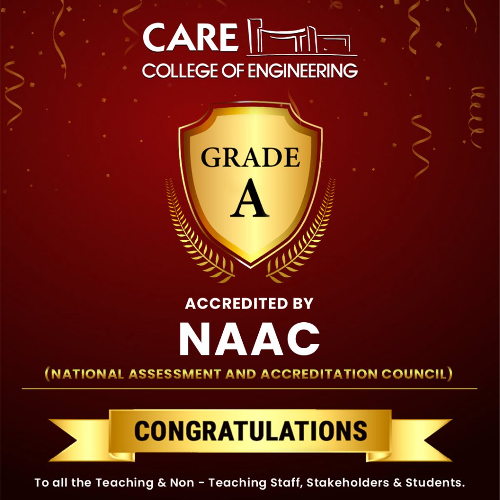 NAAC Accreditation - CARE College Of Engineering