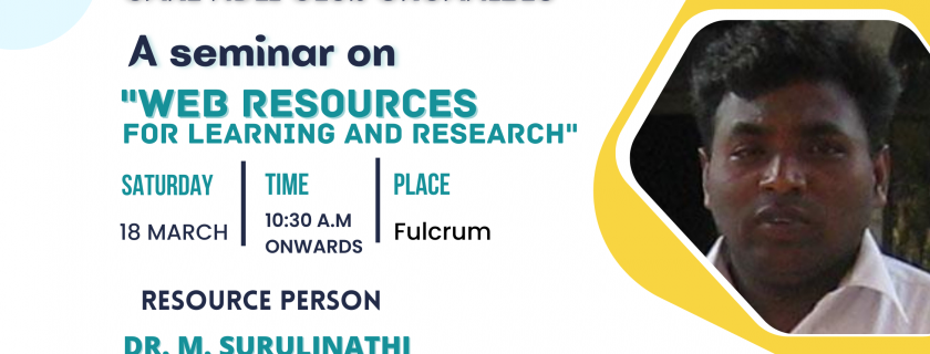CARE NDLI  Organizes A Seminor on “Web Resources for Learning and Research”