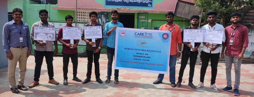 NSS Awareness Programme :  World Consumer Rights Day