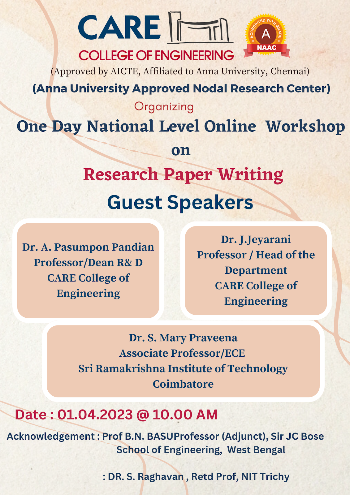 workshop on research paper writing