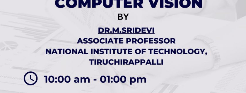 Guest Lecture on Computer Vision(Online)