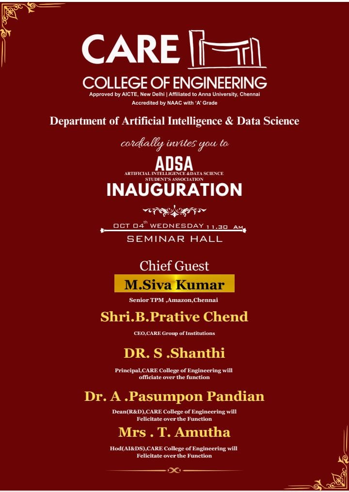 ADSA Inauguration(2023-24)