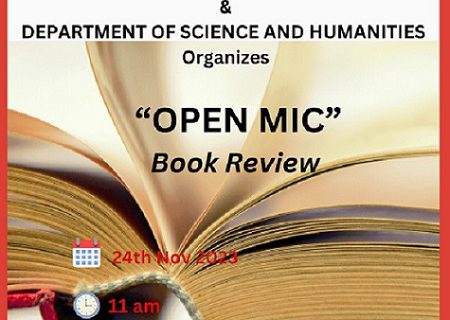 Open Mic – ” Book Review”