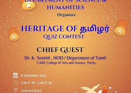 Heritage of Tamilar – Quiz Contest