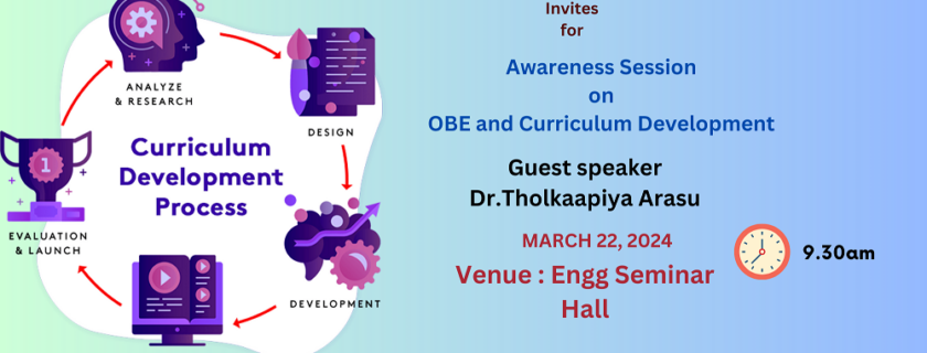 Awareness session on “Outcome Based Education (OBE) and Curriculum Development