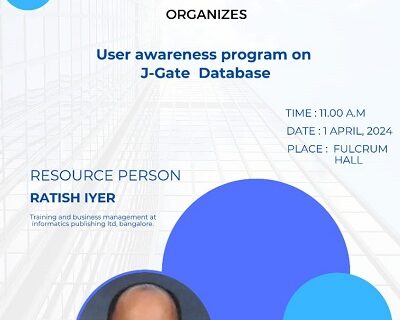 User Awareness Program on “J-Gate Database”