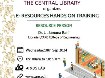 E-Resources : Hands on Training