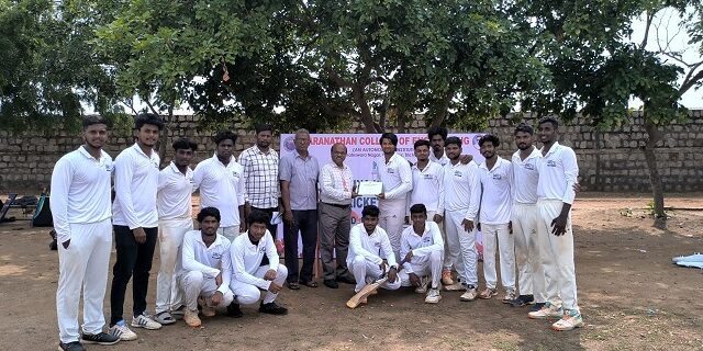 Anna University Zonal Cricket match