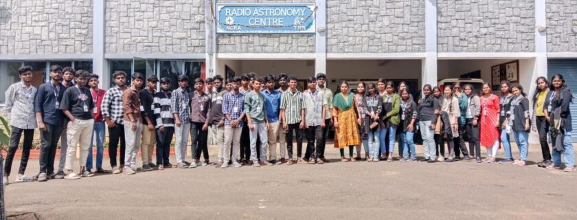 Industrial visit to the Radio Astronomy Centre, Ooty