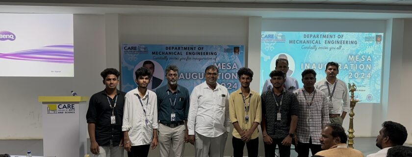 Mechanical Engineering Students Association (MESA) Inauguration