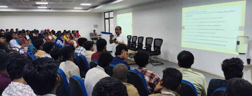 Guest lecture - “Industrial Applications of Engineering Chemistry” - S and H - 18/11/2025