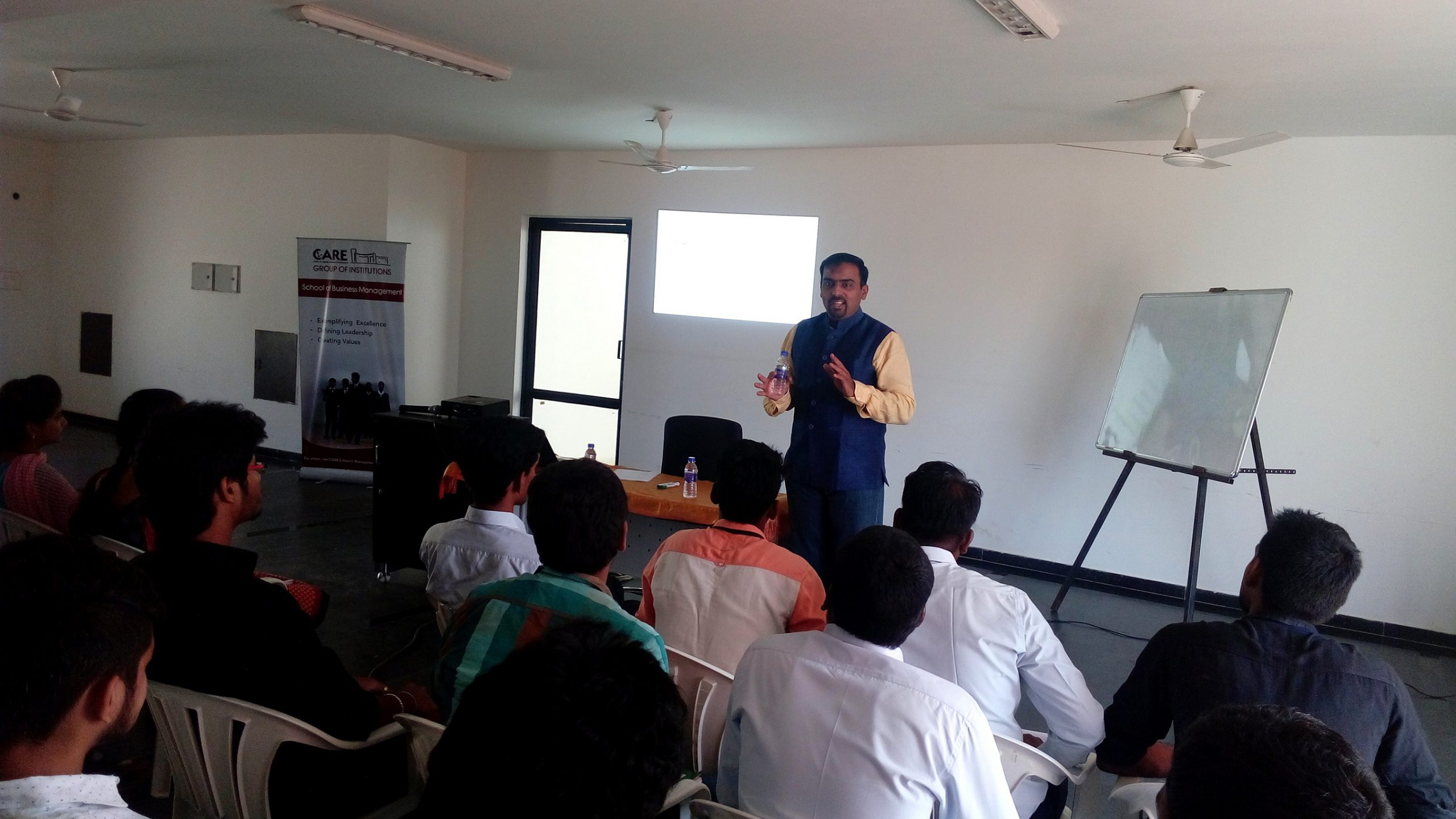 A guest lecture on “Advertising Strategy” – Mr. R.V. Prasad