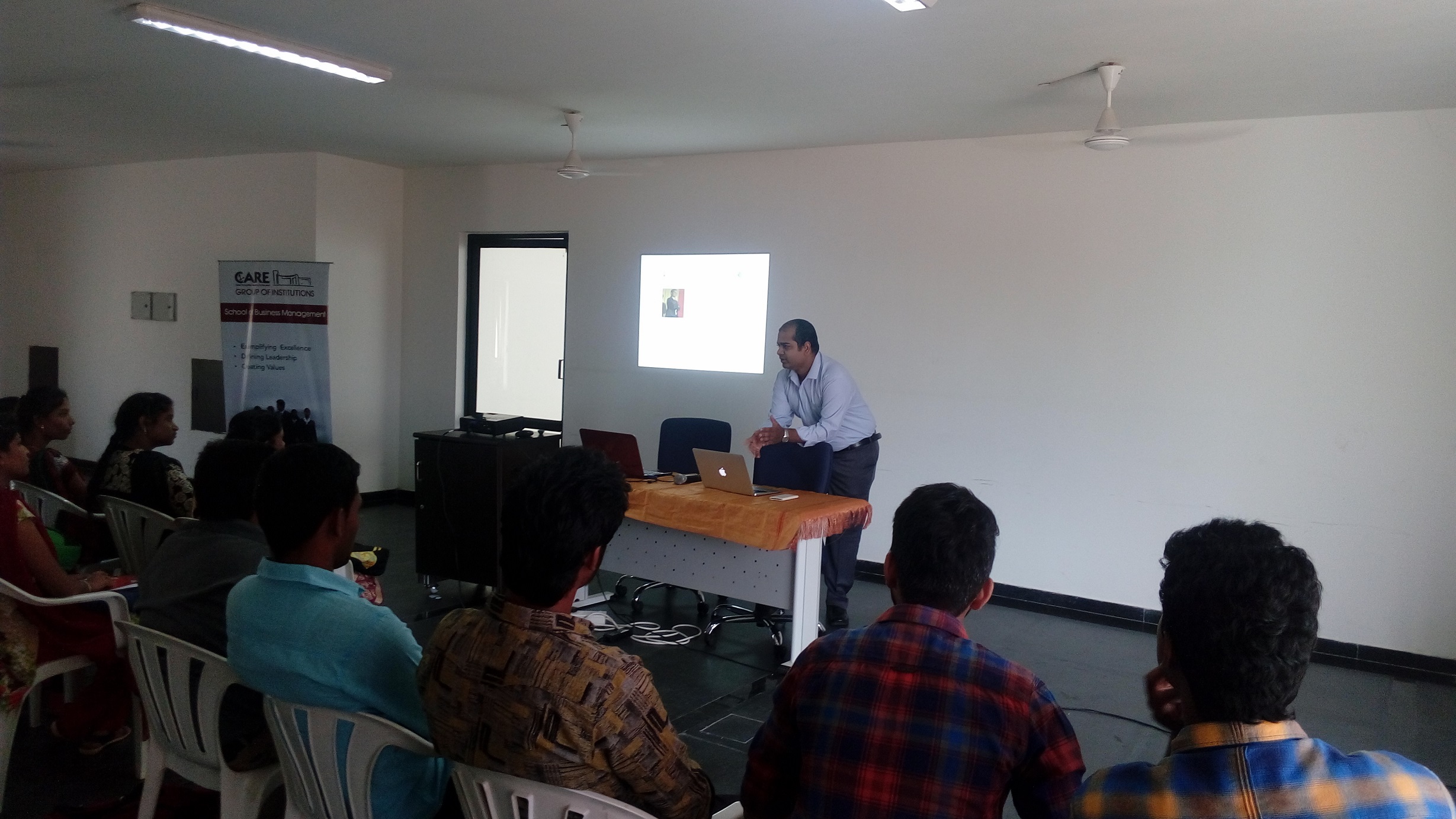 “Lifestyle of Management Students” – Mr. Louis Prabhakar, Founder – Trichy Online Shop, Day 2 of Inaugural Program – MBA.