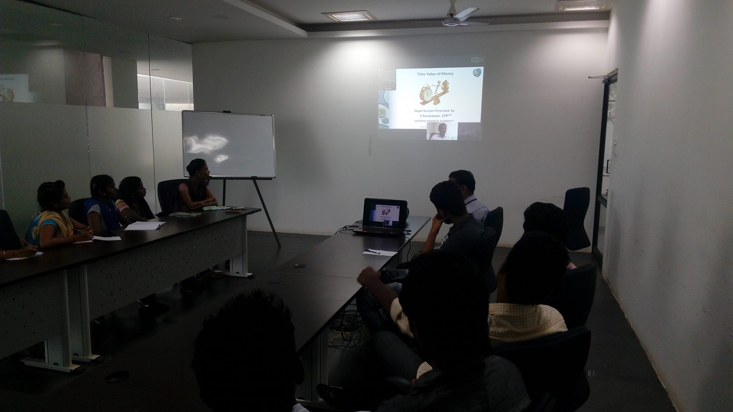 A Skype session on “Time Value of Money”