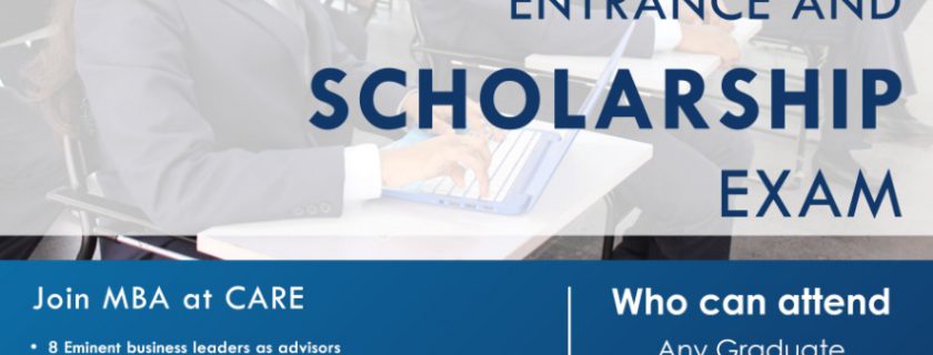 Entrance & Scholarship Exam 2019